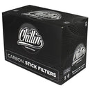 Filtro P/ Cigarro Chillin Carbon Slim 6mm - Display c/ 10un