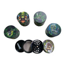 Dichavador Metal 4 partes Caveira Erva TX0011