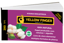 Caixa de Piteira Double Cotton Yellow Finger 100% Algodão