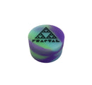 Container de Silicone Fractal Flúor 7ml - Verde/Roxo/Azul