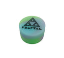 Container de Silicone Fractal Flúor 7ml - Verde/Roxo/Azul