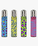 Isqueiro Clipper Maxi Animal Print (Display c/ 24un)