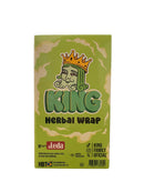 King Herbal Wrap Maçã Verde- Display com 25 unid.