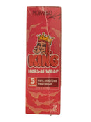 King Herbal Wrap Morango - Display com 25 unid.
