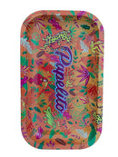 Bandeja Metal Papelito Média Fauna e Flora Laranja 27x16cm