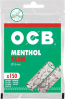 Filtro P/ Cigarro OCB Menthol Slim (Unidade com 150)