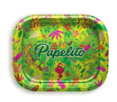 Bandeja Metal Papelito Pequena Fauna e Flora Verde 18x14cm